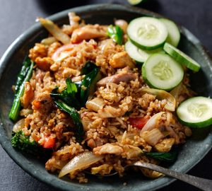 FG # 01 Fried Rice with Fried Chicken & Vegetable